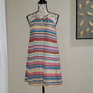 Multicolored flowy dress